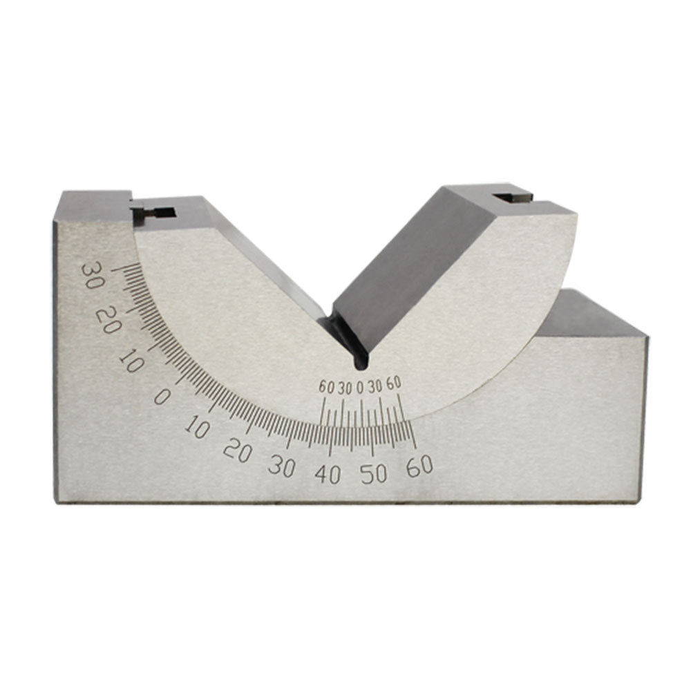 4" Precision Angle Block 0-60 Degree V Groove Angle Block Gauge