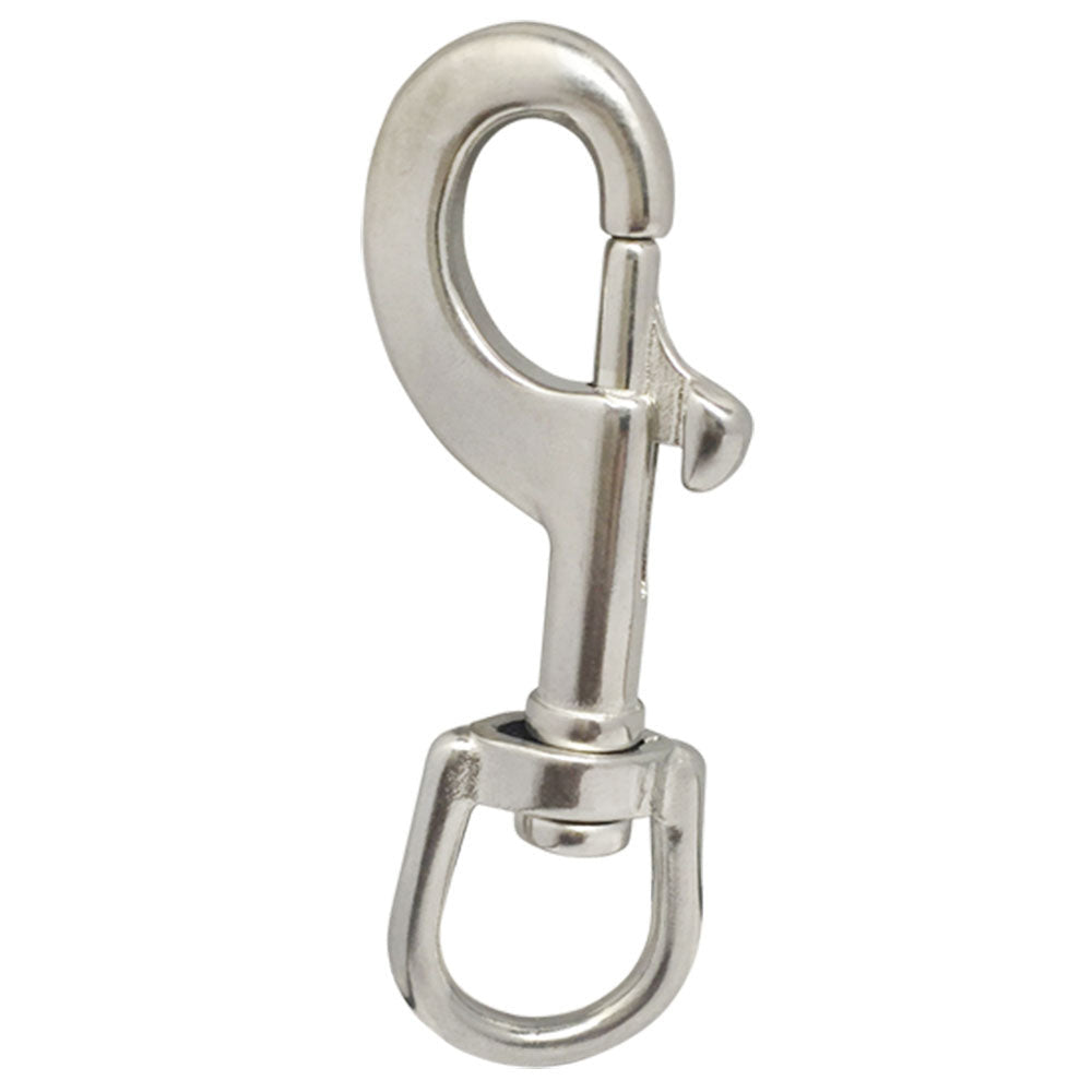 5 Pc 1/2" x 75mm Marine Stainless Steel Swivel Snap Hook Boat 160 Lbs