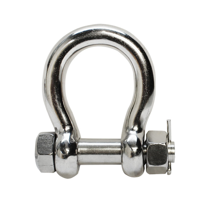 5 Pc 3/8" Bolt Pin Anchor Shackle Marine Stainless Steel 316 D Ring Bow Rigging