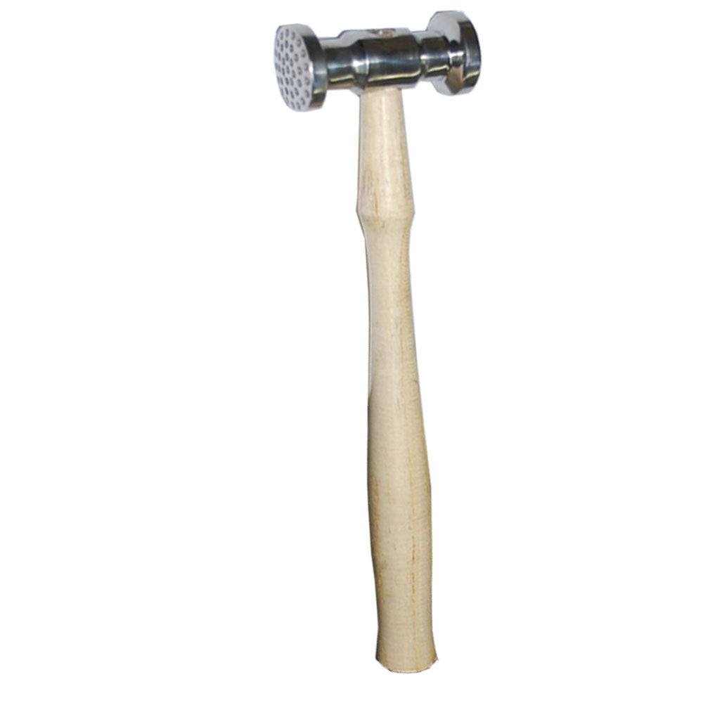 5 Pcs Texturing Hammer Dimple Rounded, Stripe Design Jewelry Texture Metal Work Tool