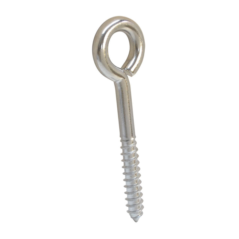 5 Pc Marine Boat 3/8" x 3" Stainless Steel Lag Eye Bolt Screw Threading SS316