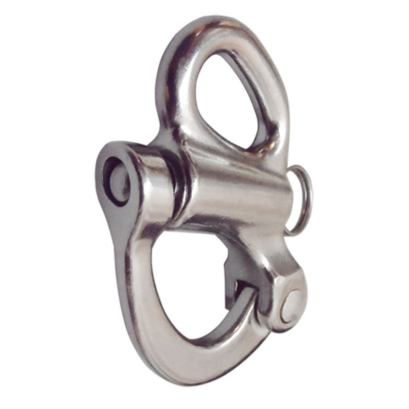 5 PCS 2'' Fixed Eye Snap Shackle Fixeye SS316 Stainless Steel Shackle Fixed Bail
