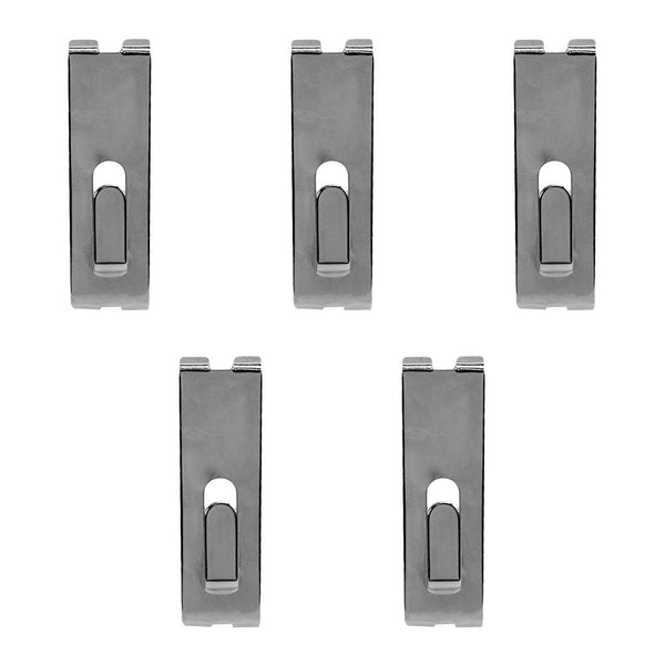 5 PCS CHROME Gridwall Utility  Hook Picture  Hanger Grid  Panel Notch Display
