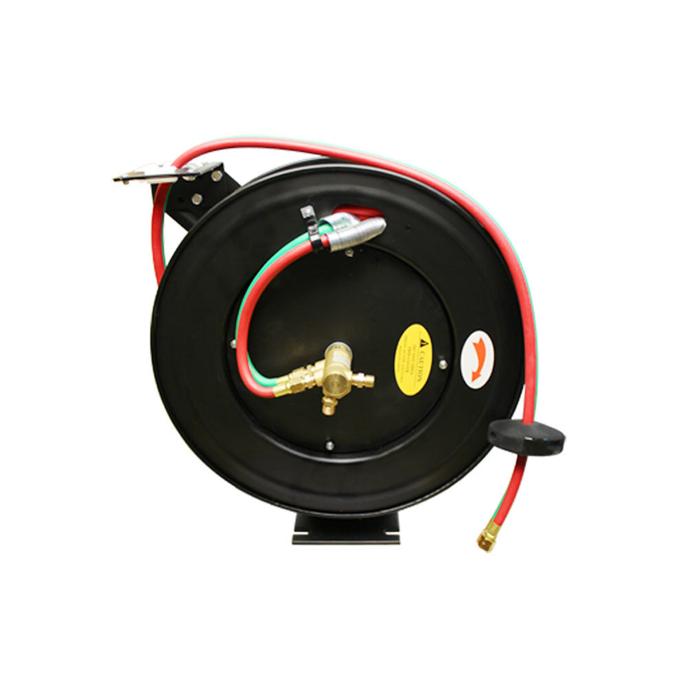 50 FT Oxygen Acetylene Welding Retractable Reel w- Hose