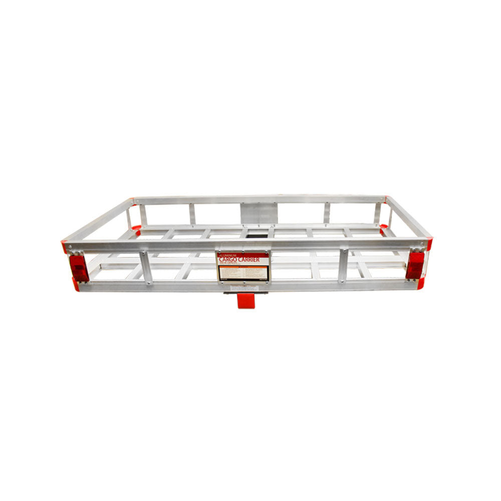 Heavy Duty Aluminum Cargo Carrier with Hitch Pin – 2" Receiver Mount Platform