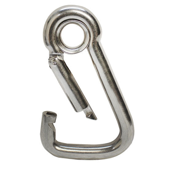 5pc 5/16" Marine Stainless Steel Carabiner Snap Hook w- Eyelet Insert Boating