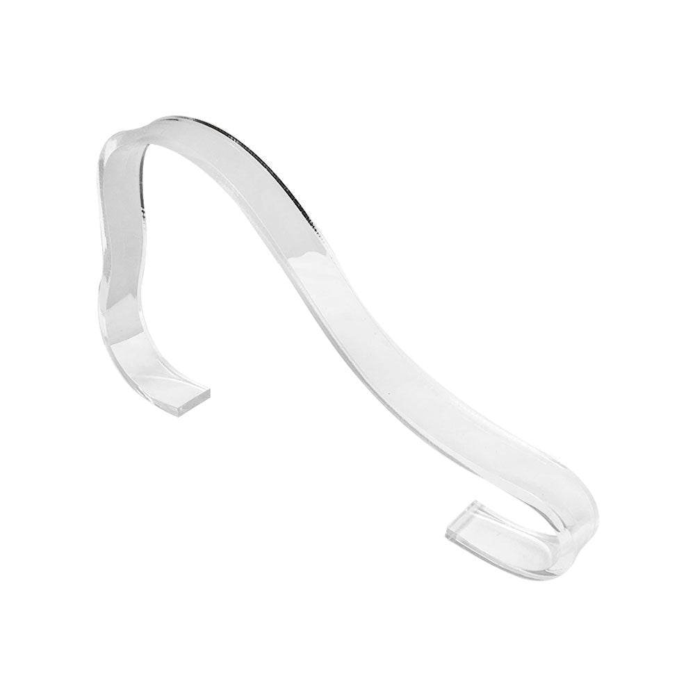 6 PC 8" x 5" Acrylic Clear Shoe Shaper Support Sandal Insert Heel Form Retail Fixture