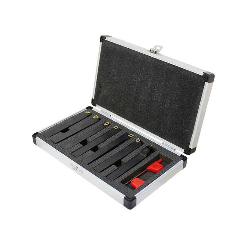 7 Pc 1/2'' Indexable Carbide Turning Tool Set SCLCL SDJCR SWGCR SDNCN MGEHR SER