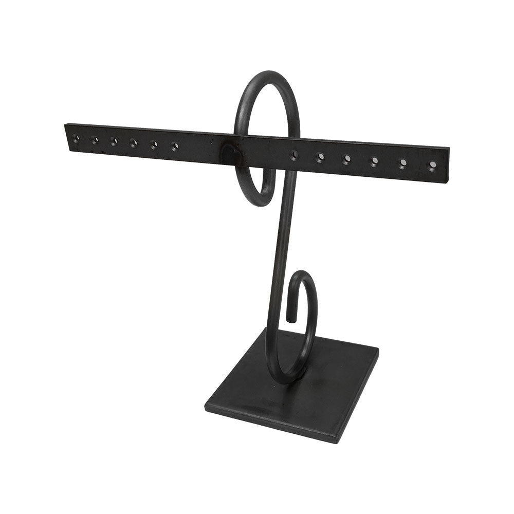 7'' High Raw Steel 6 Pair Earring Display Jewelry Display Fixture Retail Store Showcase