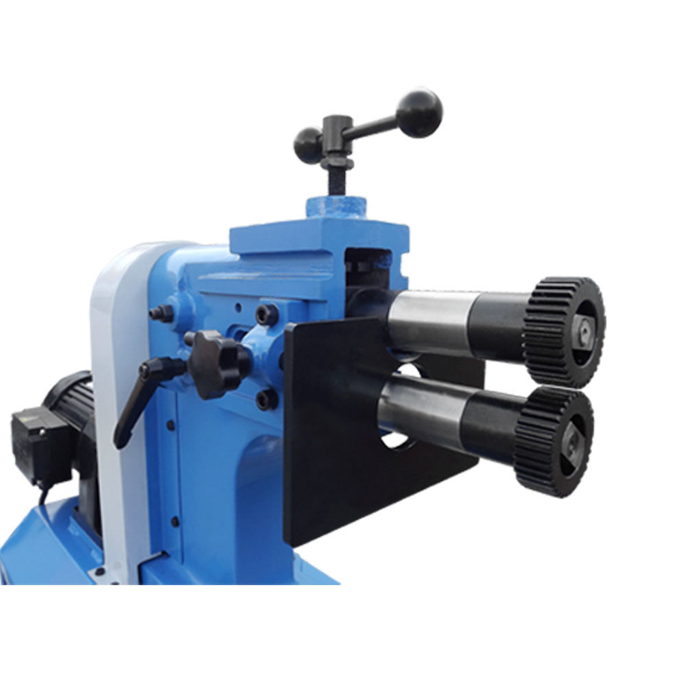 8" Throat BEAD BENDER Machine 18 Gauge Bending Roll 220V 1HP 1730RPM w-4 Rollers