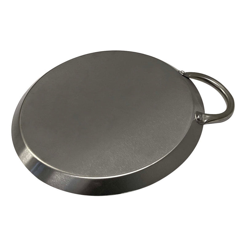 8'' Stainless Steel Round Serving Tray Tortilla Warmer