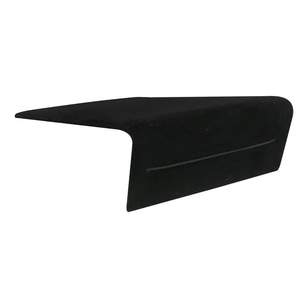 8'' x 4-3/4'' Black Velvet Large Ramp Jewelry Necklace Display Holder Show Case