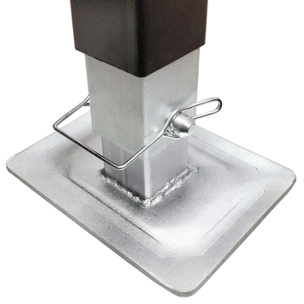 8,000 LB Weld On Drop Leg Pin Sidewinder Trailer Jack Adjustable Tube Hauler