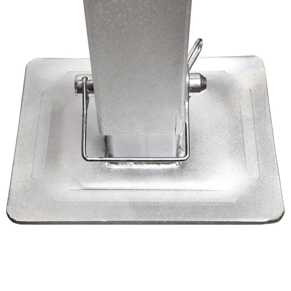 8,000 LB Weld On Drop Leg Pin Sidewinder Trailer Jack Adjustable Tube Hauler