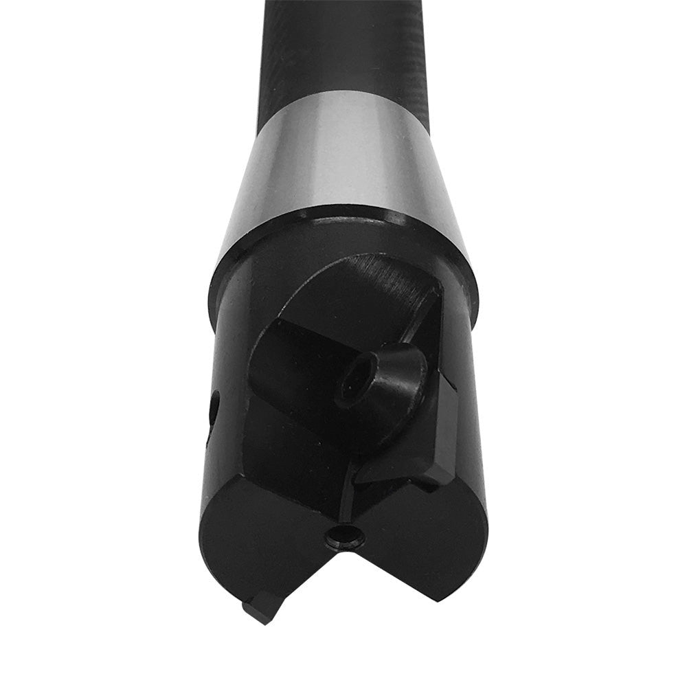 90 Degree 1-1/4'' x R8 Shank Indexable End Mill 2 TPG32 Inserts Milling Lathe Lathing