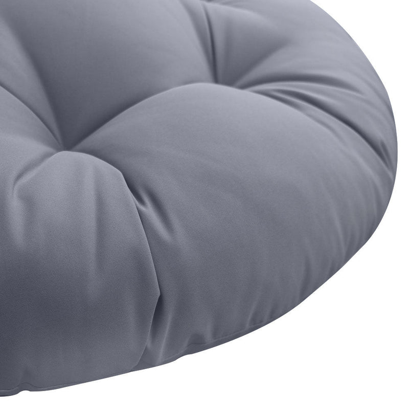 AD001 44" x 6" Round Papasan Ottoman Cushion 10 Lbs Fiberfill Polyester Replacement Pillow Floor Seat Swing Chair Outdoor-Indoor