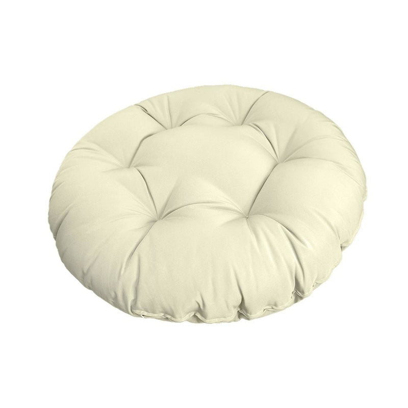 AD005 44" x 6" Round Papasan Ottoman Cushion 10 Lbs Fiberfill Polyester Replacement Pillow Floor Seat Swing Chair Outdoor-Indoor
