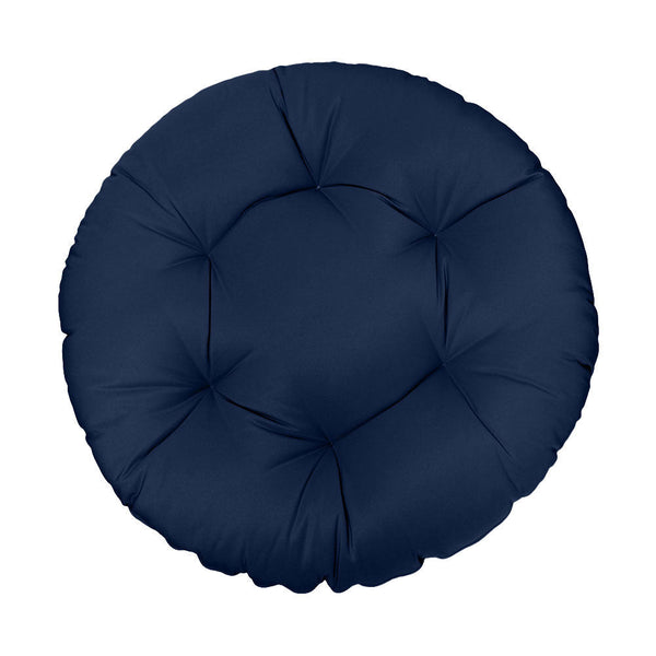 AD101 44" x 6" Round Papasan Ottoman Cushion 10 Lbs Fiberfill Polyester Replacement Pillow Floor Seat Swing Chair Outdoor-Indoor
