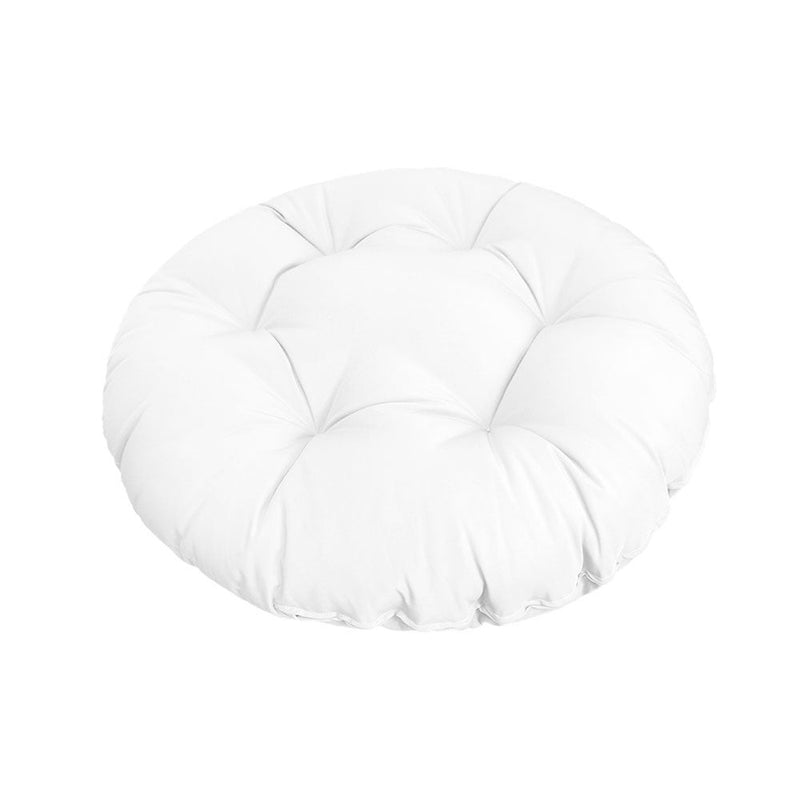 AD106 48" x 6" Round Papasan Ottoman Cushion 12 Lbs Fiberfill Polyester Replacement Pillow Floor Seat Swing Chair Outdoor-Indoor