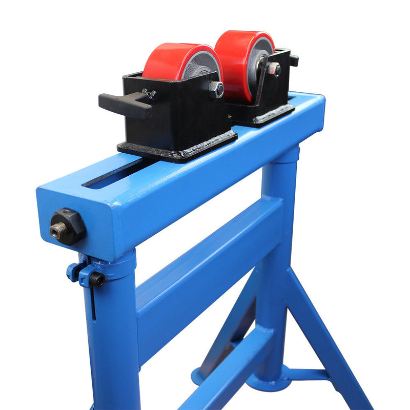 Adjustable 29"-43" Height 1/2"-36" Tube Pipe Roller Support Stand Welding Positioner 1,100 LBS Cap