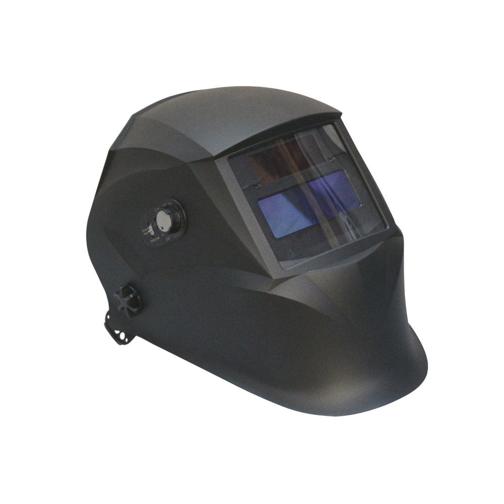 auto darkening face shield for motorcycle helmet All Black Everything Design Solar Auto Darkening Welding Welder Helmet Lens  Shade 9-13
