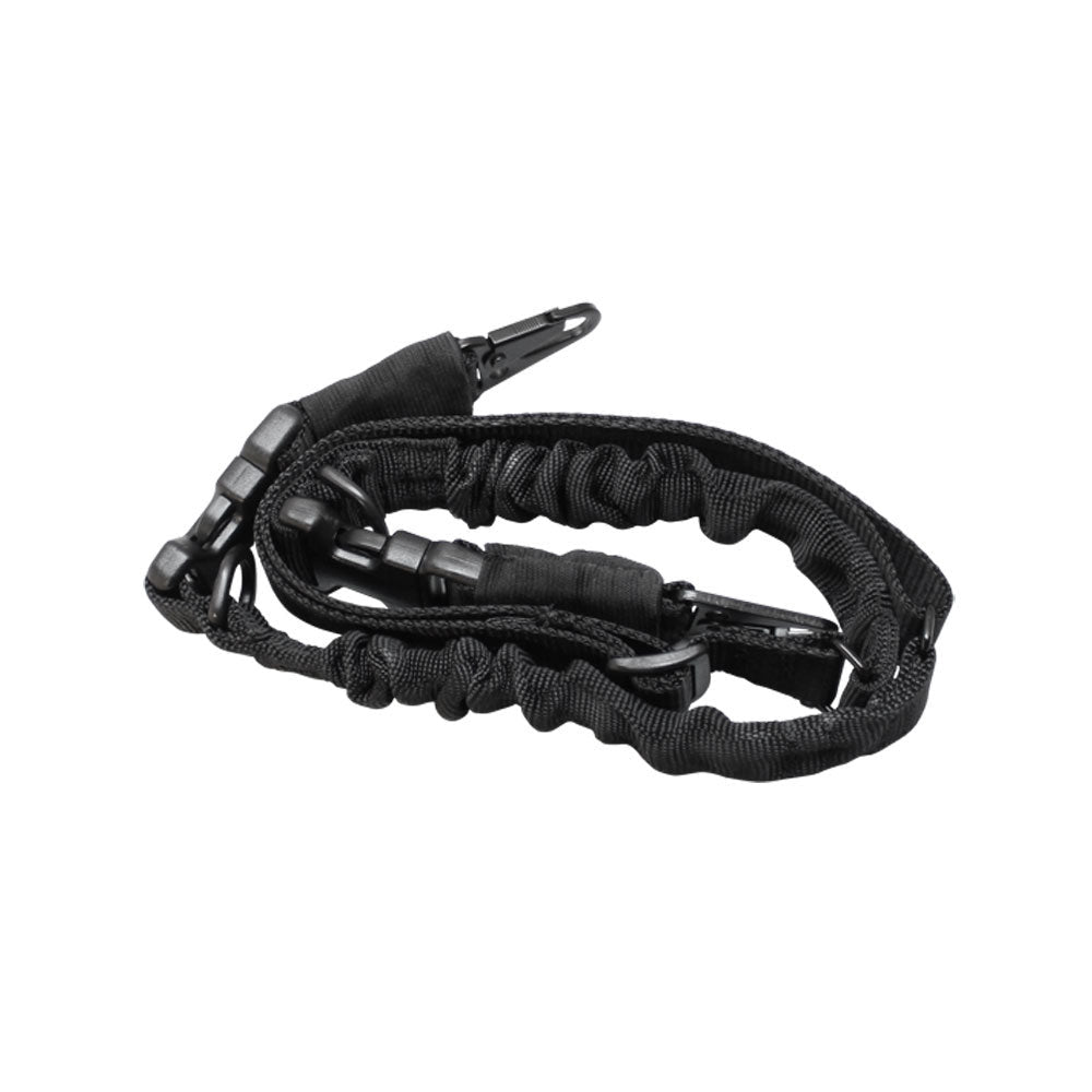 Condor BLACK CBT Tactical 2 Point Sling Bungee Rifle Sling Shoulder Strap 1002 Made in USA