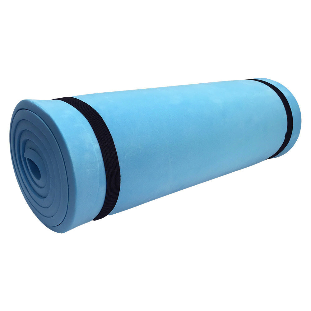 BLUE 72 x 20 Camp Pad Camping Cell Foam Pad Waterproof Sleeping Ba