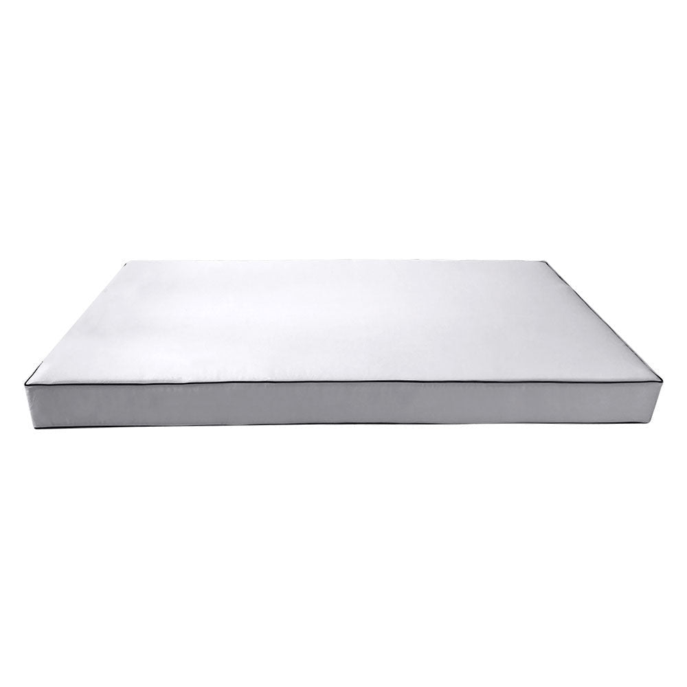 Outdoor daybed mattress fitted sheet cover — cover only