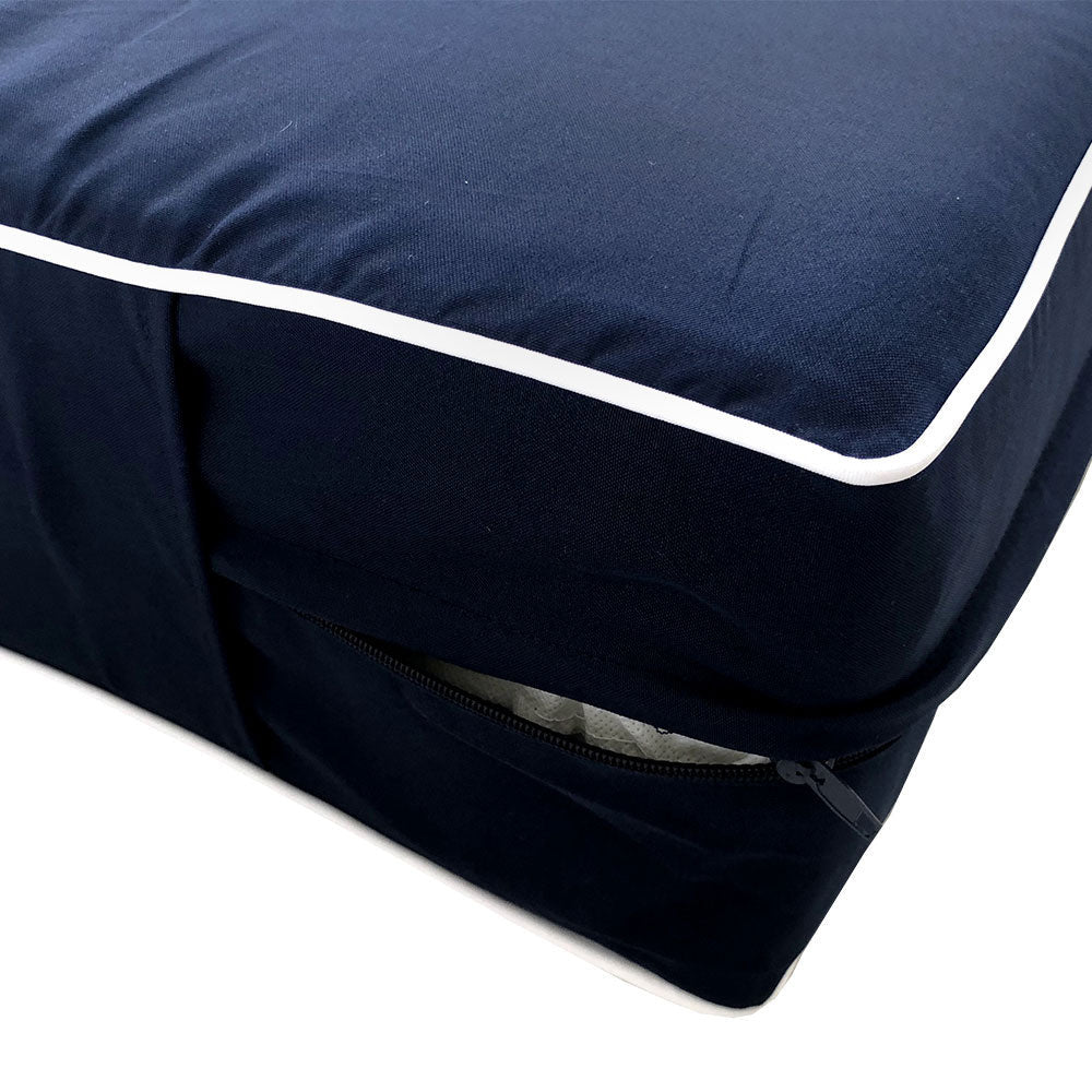 Fitted sheet for daybed/porch swing mattress — cover only