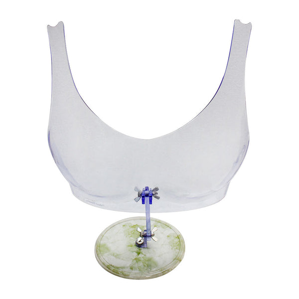 Free Standing Clear Plastic Bra Form Bikini Lingerie Display Adjustable Stand Base