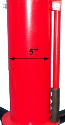 HD 1-2 Ton Hydraulic Telescopic Tall Transmission Jack 34-5-8 to 73"