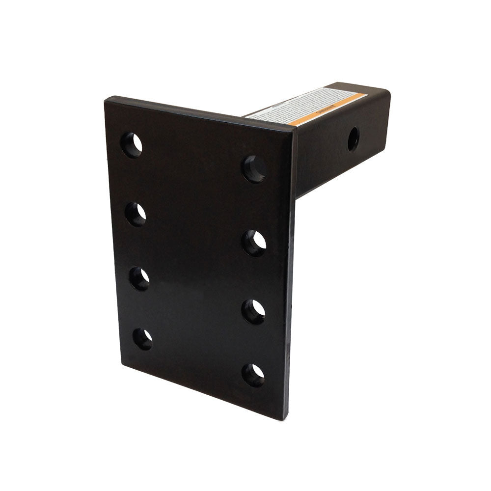 HD 2''x2'' Solid Adjustable Pintle Mounting Plate Trailer Hitch Adapter 10000 LBS