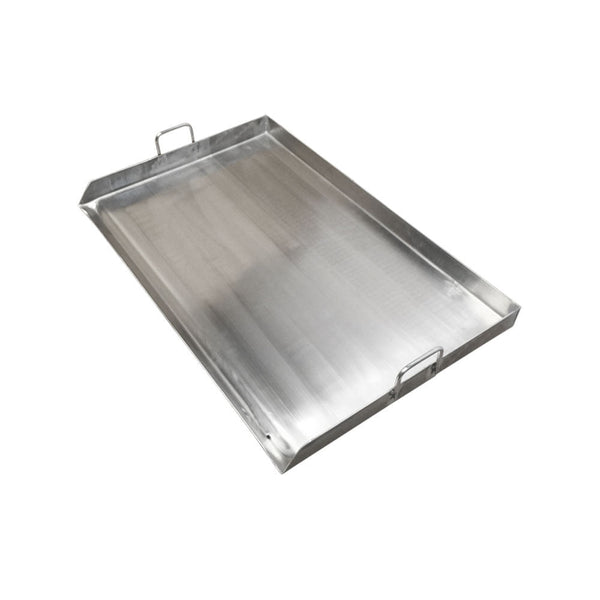 HEAVY DUTY 36" x 20" Stainless Steel Flat Top TRIPLE Griddle Plancha Extra Rib Double Bottom