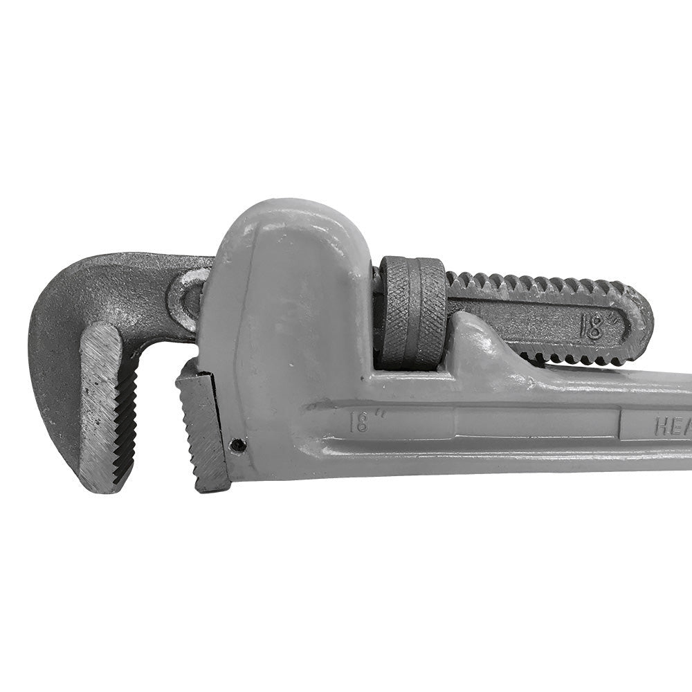 Heavy Duty 18'' Adjustable Aluminum Pipe Wrench Straight Plumbing Monkey Plumber