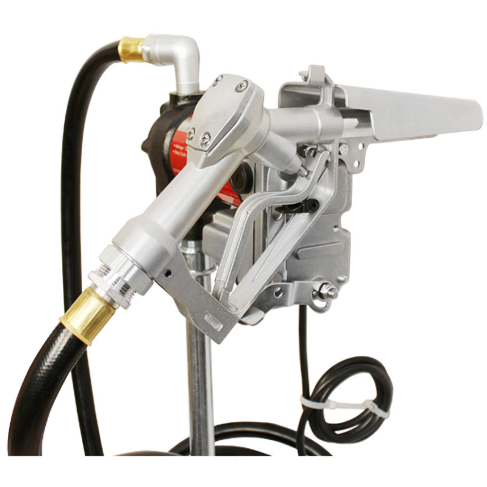 Heavy Duty Industrial Fuel Pump Transfer Kit 12V 15 GPM Gas Pumping 30min Cycle