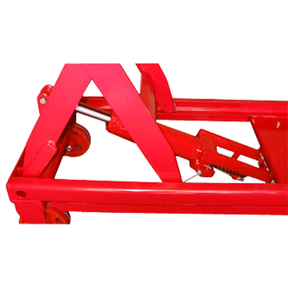 Mobile Hydraulic Lift Cart – Steel Scissor Jack Table Platform for Workshop Use