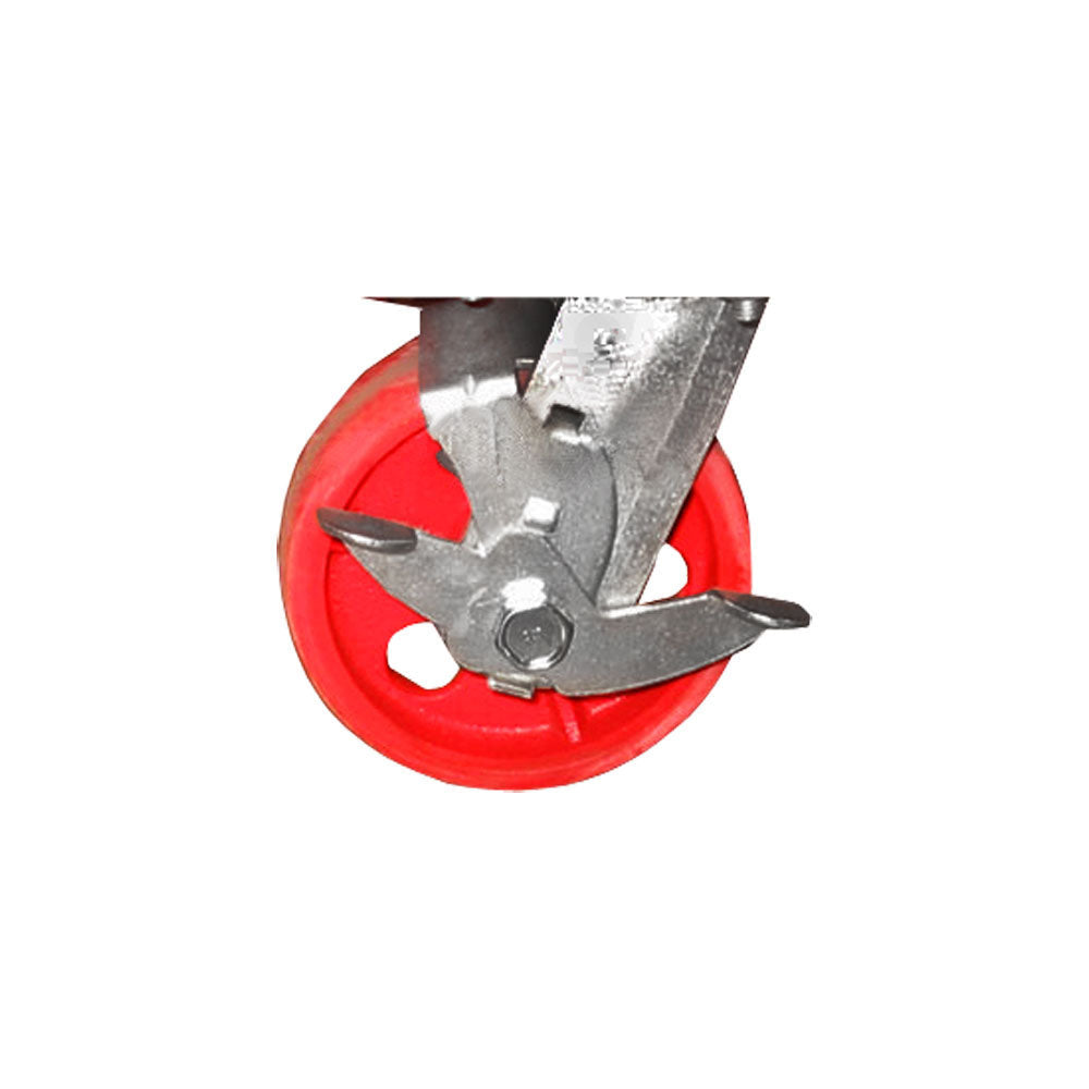 Industrial Hydraulic Table Lift Cart – Adjustable Scissor Jack Platform with Casters