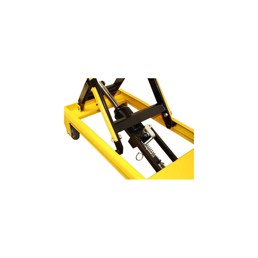 Heavy Duty Mobile 330LB Hydraulic Table Lift 9" to 28" Jack Cart