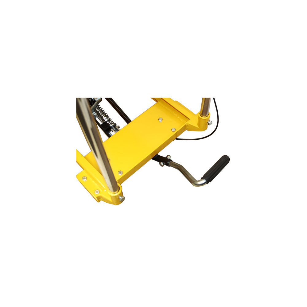 Heavy Duty Mobile 330LB Hydraulic Table Lift 9" to 28" Jack Cart