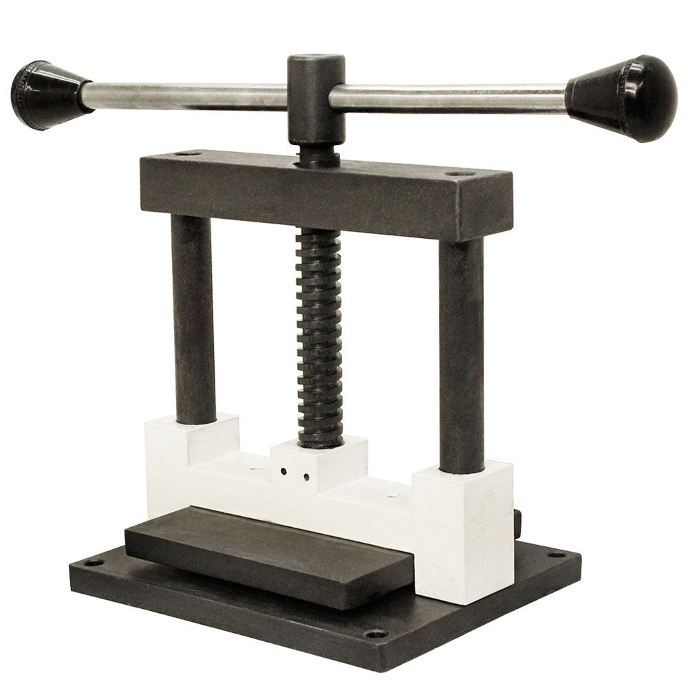 Jeweler Metal Cutting Punch Manual Press Working Area 5-1-2" x 4" x 4" Steel Sheet Press