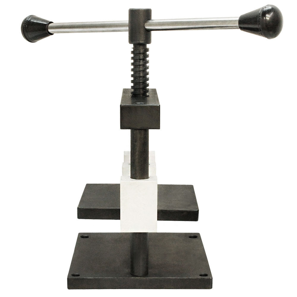 Jeweler Metal Cutting Punch Manual Press Working Area 5-1-2" x 4" x 4" Steel Sheet Press