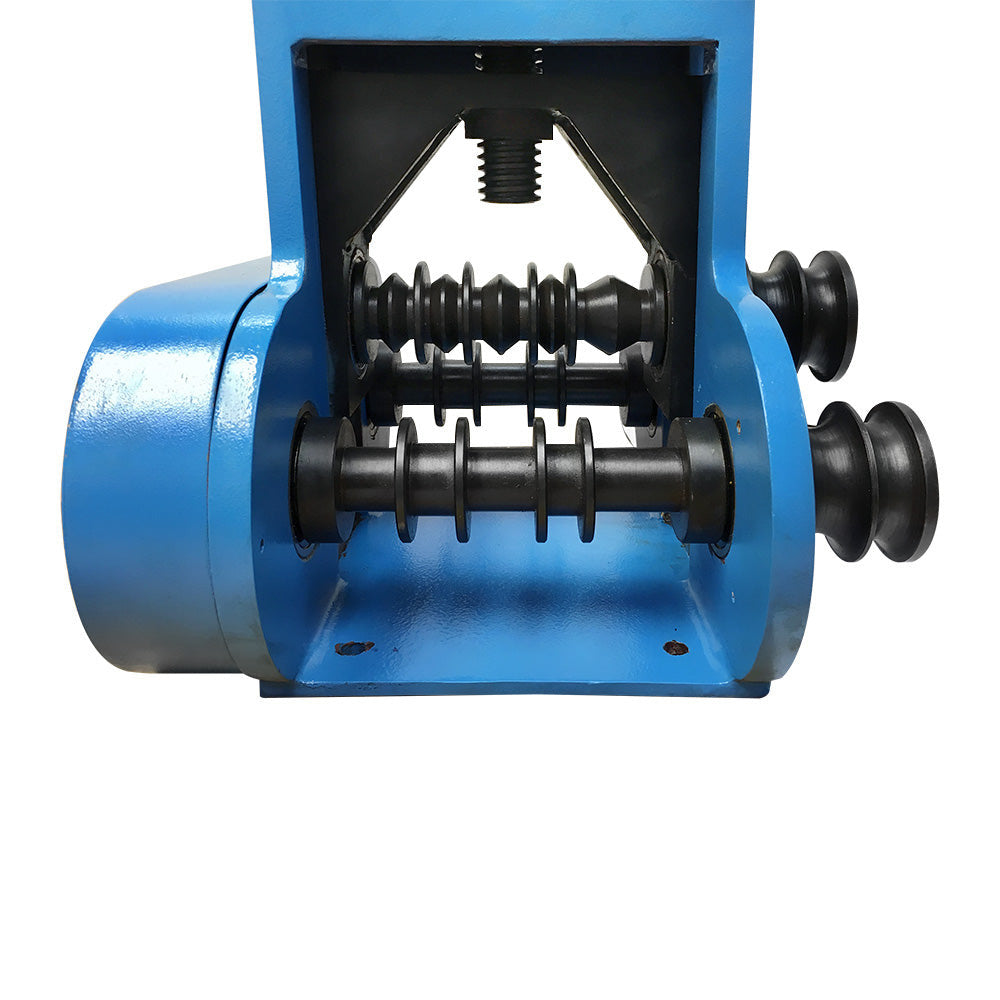Manual Pipe Tube Ring Roll Bender Band Roller Flat Square Round