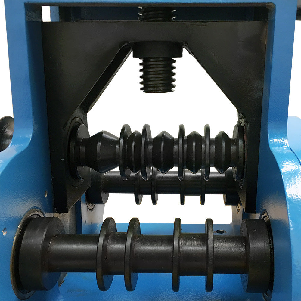 Manual Pipe Tube Ring Roll Bender Band Roller Flat Square Round