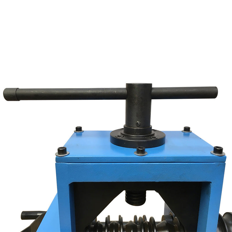 Manual Pipe Tube Ring Roll Bender Band Roller Flat Square Round