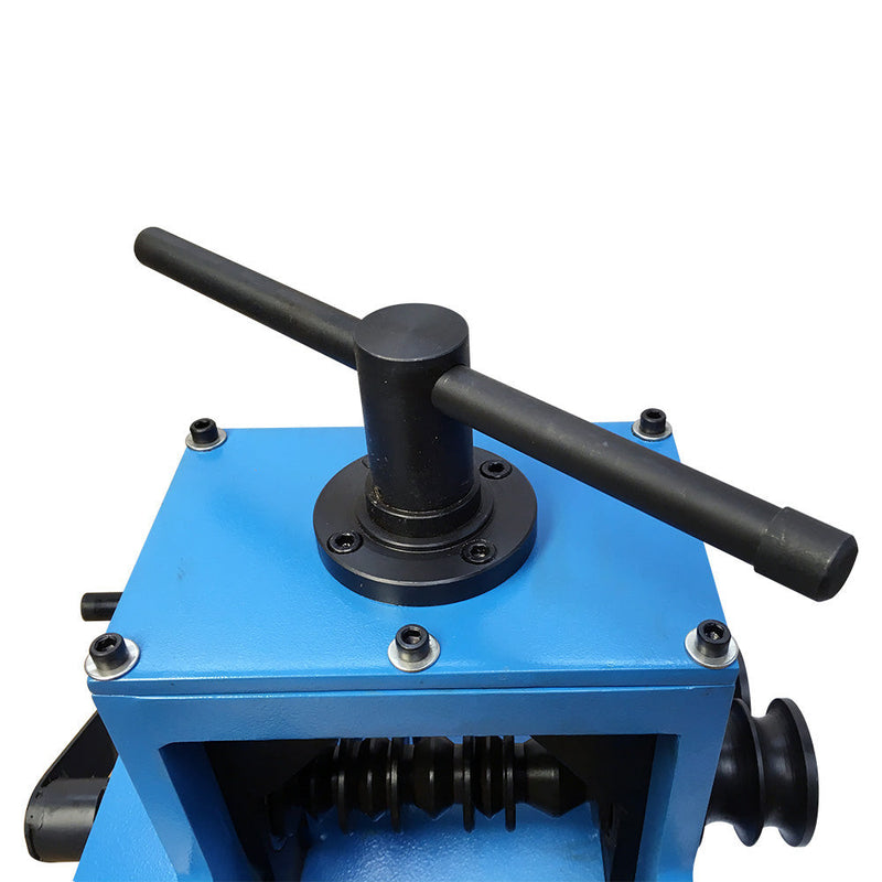 Manual Pipe Tube Ring Roll Bender Band Roller Flat Square Round