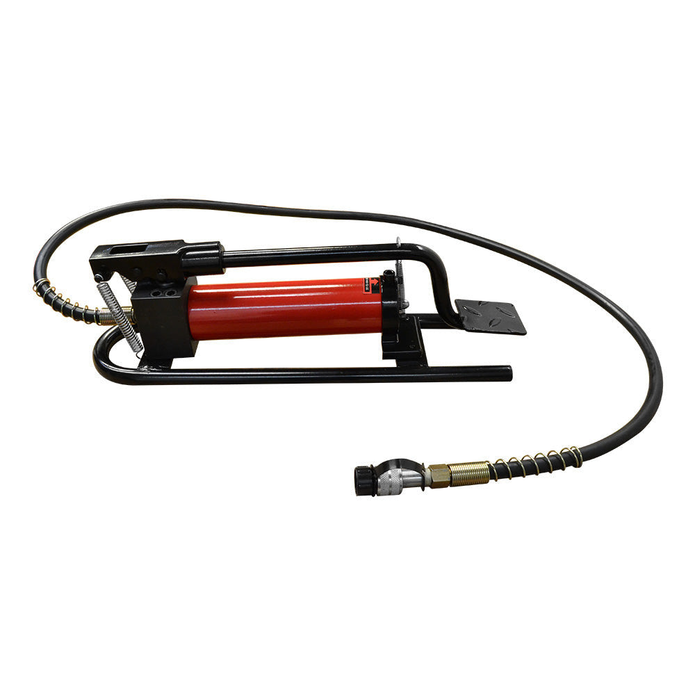 MF1 Manual 10,000 PSI Air Hydraulic Pump Foot 72" Hose & Coupler Included