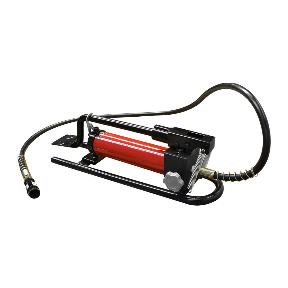 MF1 Manual 10,000 PSI Air Hydraulic Pump Foot 72" Hose & Coupler Included