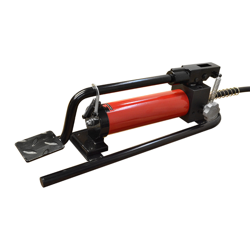 MF1 Manual 10,000 PSI Air Hydraulic Pump Foot 72" Hose & Coupler Included