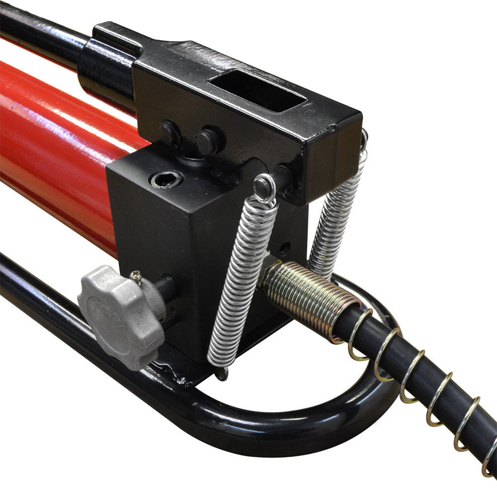 MF1 Manual 10,000 PSI Air Hydraulic Pump Foot 72" Hose & Coupler Included