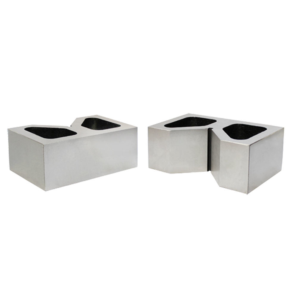 PAIR 3'' x 1-5/16'' x 2-3/8'' Cast Iron V-Blocks V-Block Ground 90 Degree V